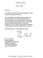 bush letter